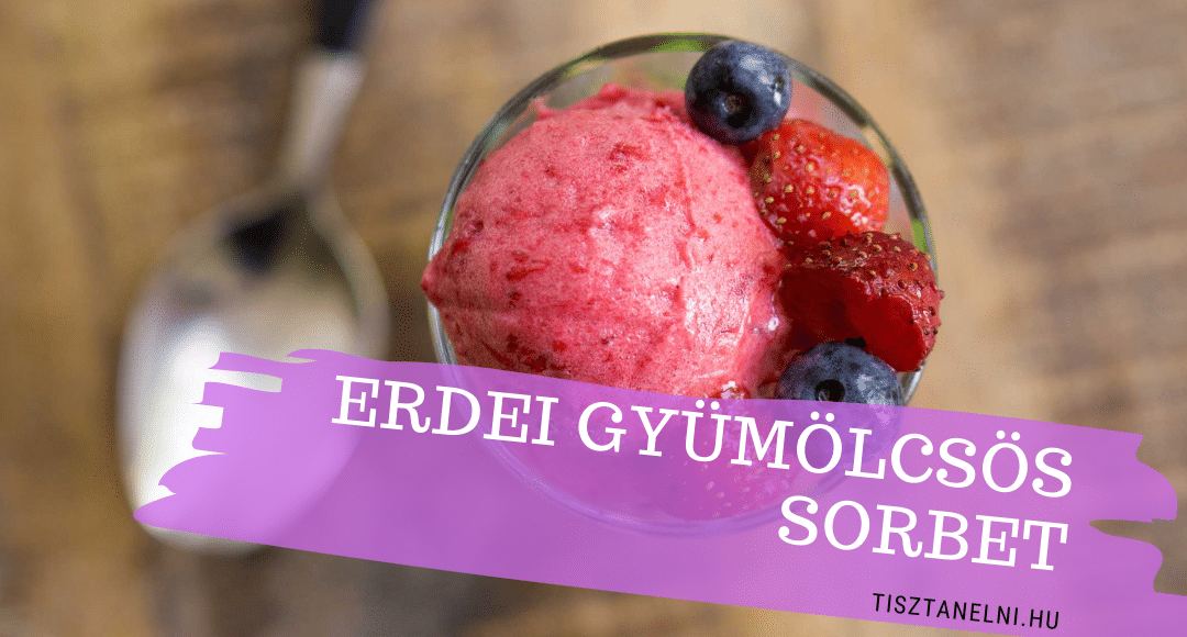 Erdei gyümölcsös sorbet recept