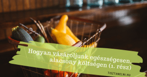 egészséges bevásárlás