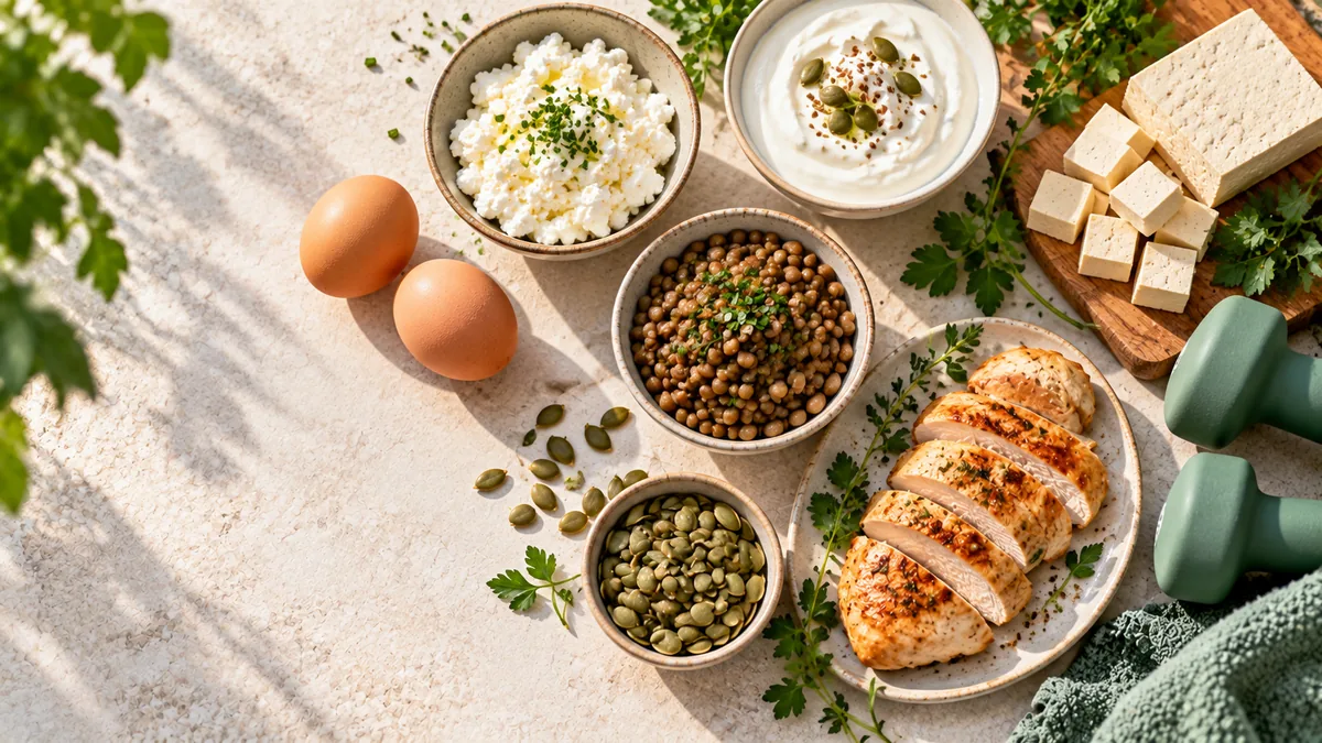 Fehérje az aktív életmódhoz – mennyi kell naponta Fehérjeforrások az aktív életmódhoz – tojás, túró, joghurt, lencse, tofu, csirkemell és tökmag